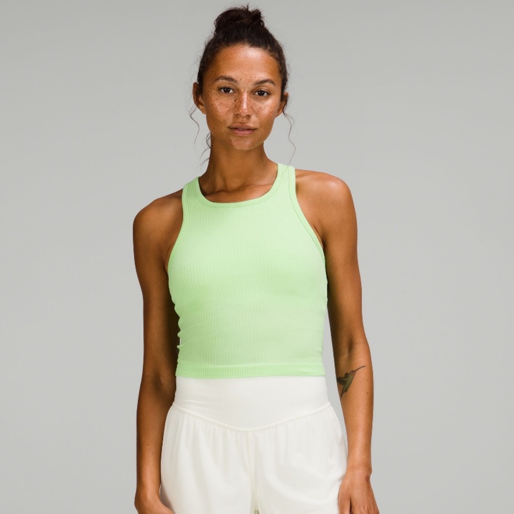 lululemon Ebb To Street cropped tank - EUC